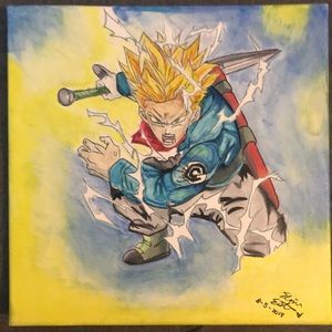 Dragon ball z future trunks super Saiyan